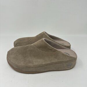 Women's Tan Suede Slip-On Shoes